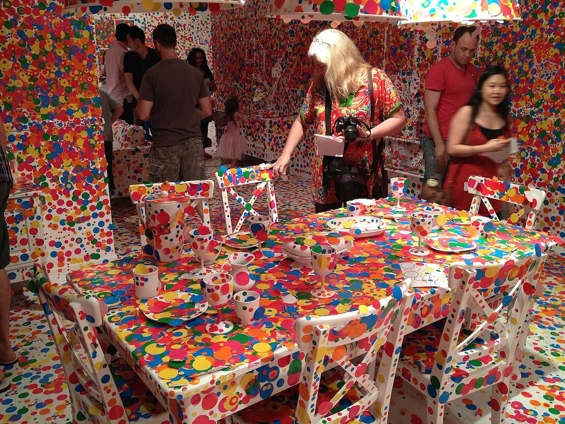 obliteration room yayoi kusama