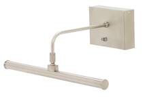 Battery Operated Slim-LED 12" Satin Nickel Picture Light
