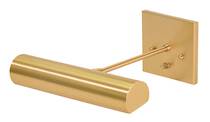 Direct Wire Contemporary 9" Satin Brass Picture Light