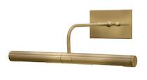 Direct Wire Slim-Line 14" Antique Brass Picture Light