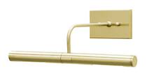 Direct Wire Slim-Line 14" Satin Brass Picture Light