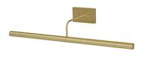 Direct Wire Slim-Line 24" Satin Brass Picture Light