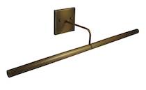 Direct Wire Slim-Line LED 28" Antique Brass Picture Light