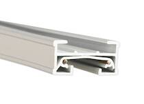 J Series Track - Two Foot Track with 2 Endcaps in White