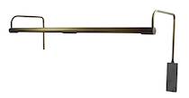 Slim-Line 29" LED Picture Light in Antique Brass
