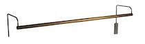 Slim-Line 43" LED Picture Light in Antique Brass