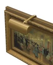 Traditional 4" Gold Picture Light