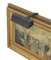 Traditional 4" Mahogany Bronze Picture Light