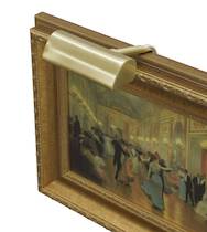 Traditional 4" Satin Brass Picture Light