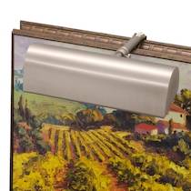 Traditional 9" Satin Nickel Picture Light