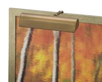 Traditional 9" Weathered Brass Picture Light