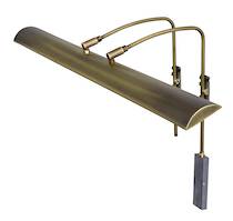 Zenith 36" LEDZ picture light in Antique Brass