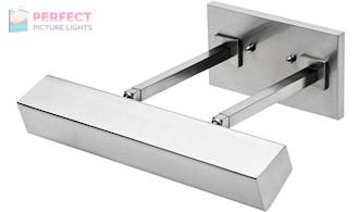 14" Direct Wire Guilford LED Picture Light in Polished Nickel