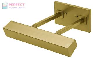 14" Direct Wire Guilford LED Picture Light in Weathered Brass