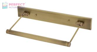 15" Direct Wire Mendon LED Picture Light in Antique Brass