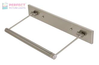 15" Direct Wire Mendon LED Picture Light in Satin Nickel