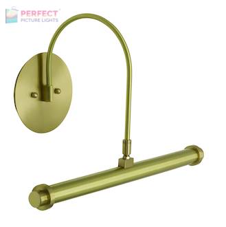 16" Direct Wire XL LED Picture Light in Satin Brass
