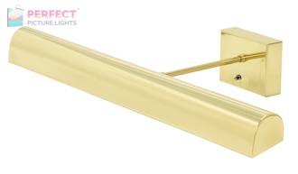 Battery Operated Classic LED 24" Polished Brass Picture Light
