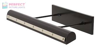 Directwire Traditional 24" LEDZ Picture Light with Rivet Motif (Ball & Strap) in Black