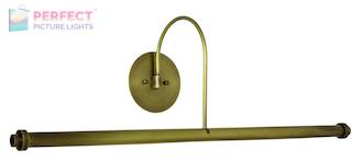 30" Direct Wire XL LED Picture Light in Antique Brass