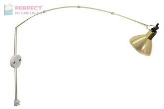 Advent Gemini LED Satin Brass Picture Light