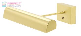 Battery Operated Classic LED 14" Satin Brass Picture Light