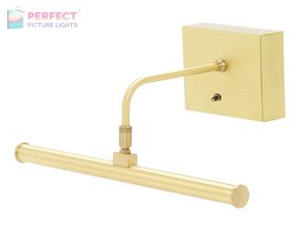 Battery Operated Slim-LED 12" Satin Brass Picture Light