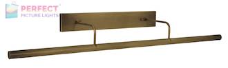 Direct Wire Slim-Line 36" Antique Brass Picture Light