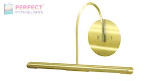Direct Wire Slim-Line XL 14" Polished Brass Picture Light