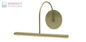 Direct Wire Slim-Line XL 14" Satin Brass Picture Light