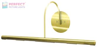 Direct Wire Slim-Line XL 24" Polished Brass Picture Light