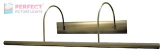 Direct Wire Slim-Line XL 36" Antique Brass Picture Light