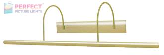 Direct Wire Slim-Line XL 36" Satin Brass Picture Light