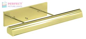 Direct Wire Traditional 24" Polished Brass Picture Light