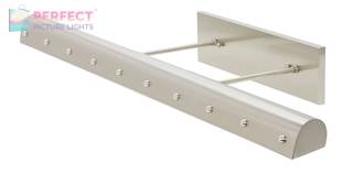 Directwire Traditional 36" LEDZ Picture Light with Ball Motif in Satin Nickel