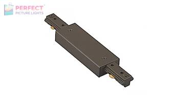 H Series I Straight Line Power Connector in Dark Bronze