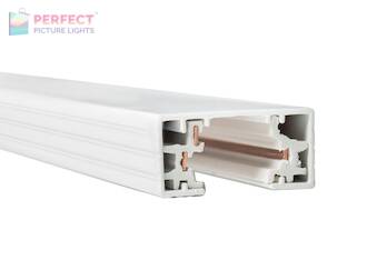 H Series Track - Two Foot Track with 2 Endcaps in White