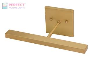 Direct Wire Horizon 12" LED Picture Light in Satin Brass