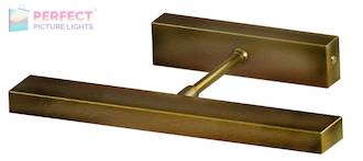 Horizon Antique Brass 12" LED Picture Light