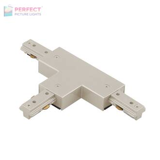 J Series T Connector in Brushed Nickel