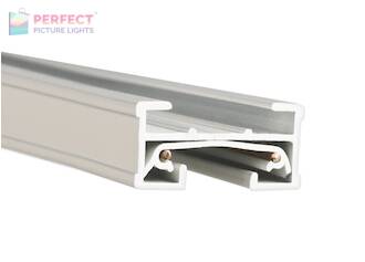 J Series Track - Four Foot Track with 2 Endcaps in White