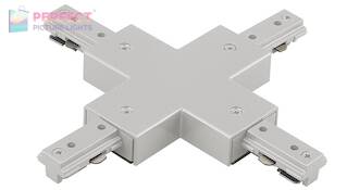 J Series X Connector in Brushed Nickel