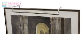 Slim-Line 40" Satin Nickel Picture Light