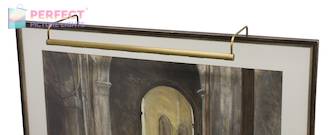 Slim-Line 40" Weathered Brass Picture Light