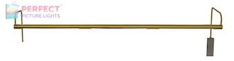 Slim-Line 43" LED Picture Light in Satin Brass