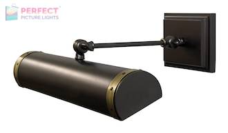 Steamer Direct Wire 16" picture light in Mahogany Bronze