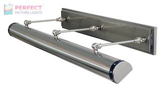 Steamer Direct Wire LEDZ 42" picture light in Satin Nickel