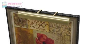 Traditional 30" Satin Brass Picture Light