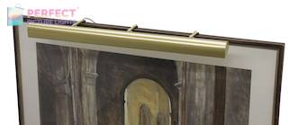 Traditional 36" Satin Brass Picture Light