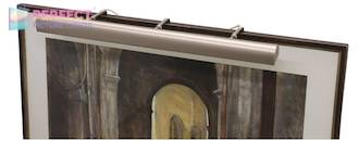 Traditional 36" Satin Nickel Picture Light